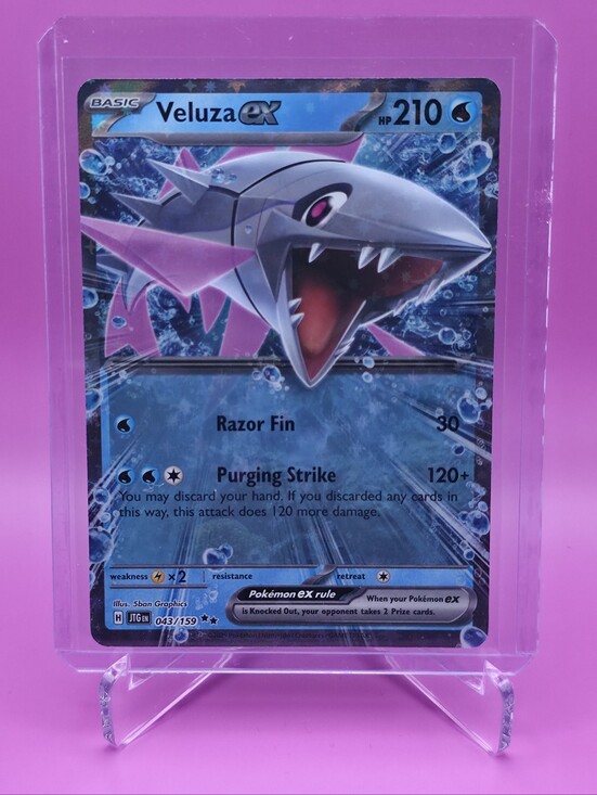 Pokemon Other - Pokémon TCG - Veluza ex - Journey Together - Double Rare - 043/159